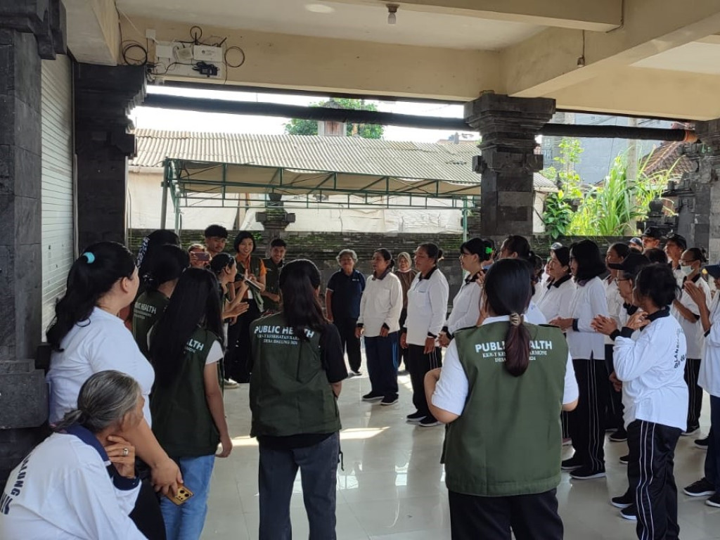 Berkolaborasi Bersama Universitas Dhyana Pura, Posyandu Lansia di Br. Kwanji Dalung Semakin Aktif